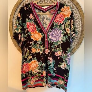 Johnny Was • Janie Favorite Button Neck Tee